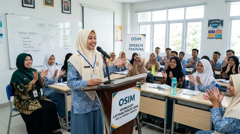5 Cara Mengasah Kemampuan Public Speaking Siswa Madrasah Melalui Organisasi OSIM
